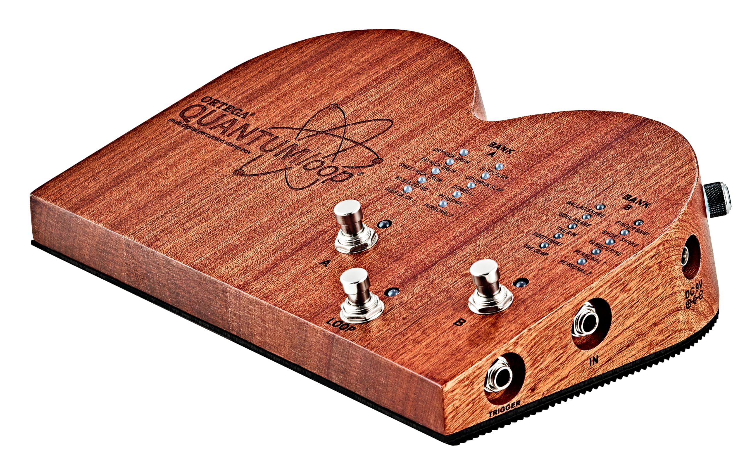 Ortega QUANTUMloop Multi Digital Expression Stomp Box with looper