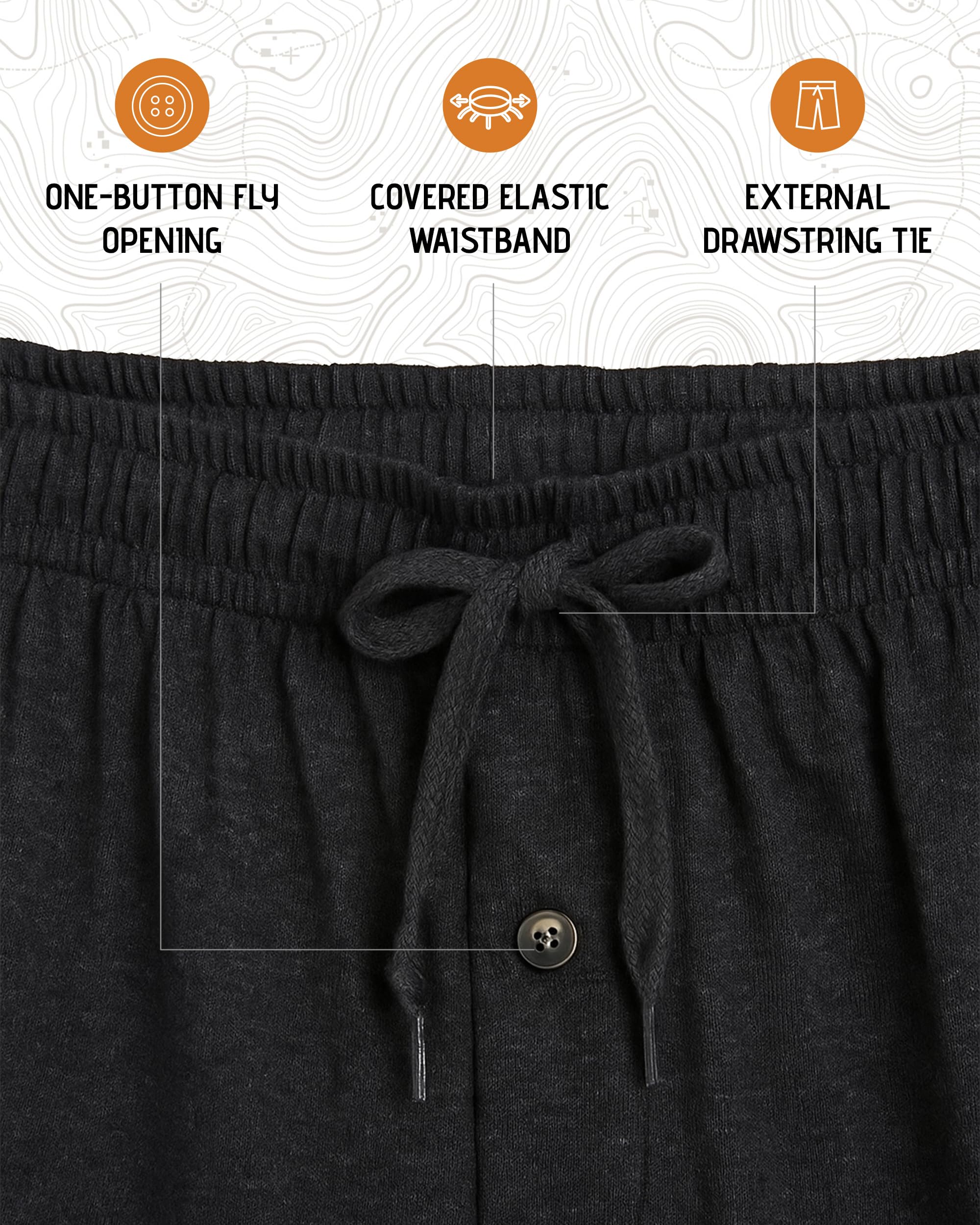 Realtree Pajama Pants - Heather Grey, L