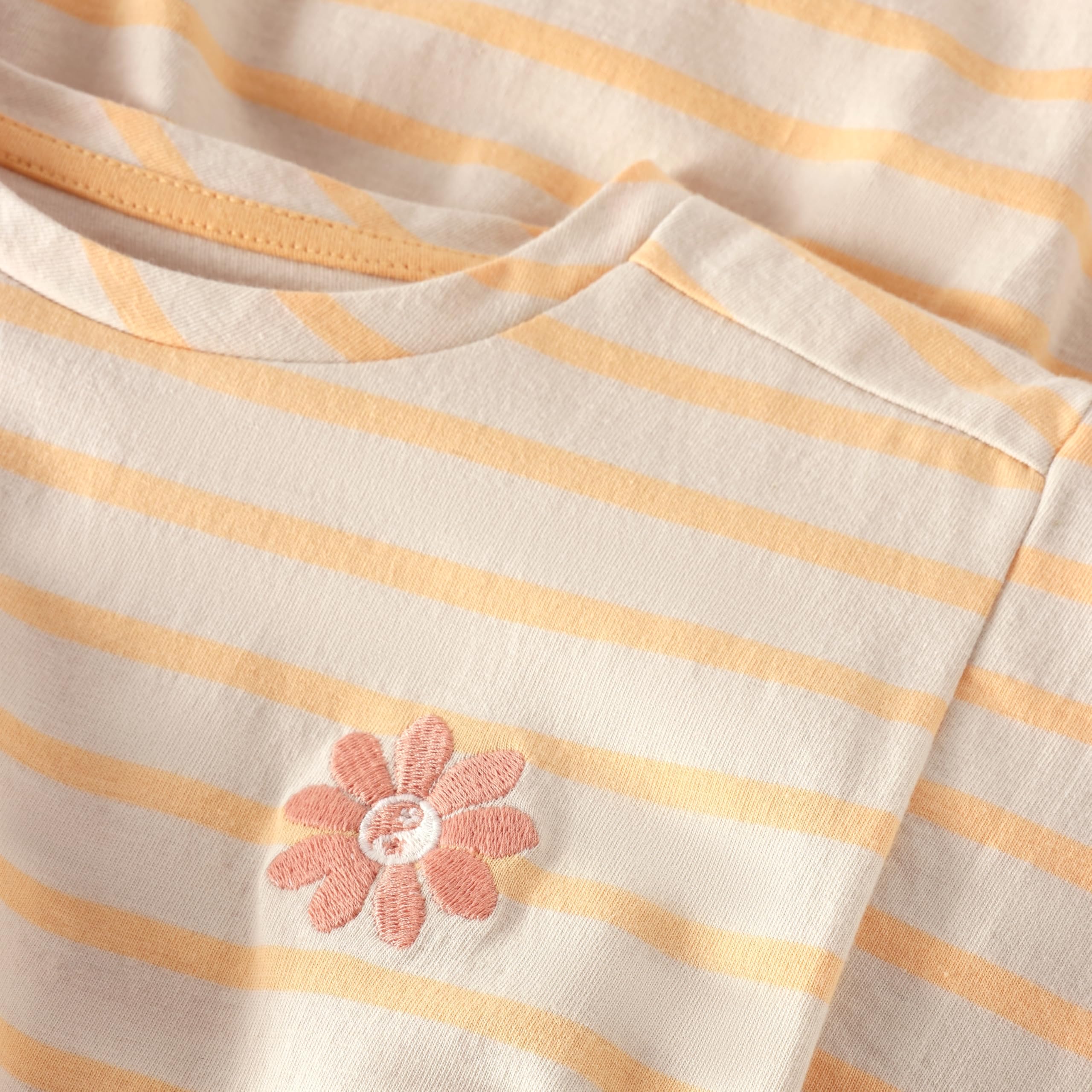 Noppies Mädchen Dress SLV Midi Stripe Girl Kinderkleid