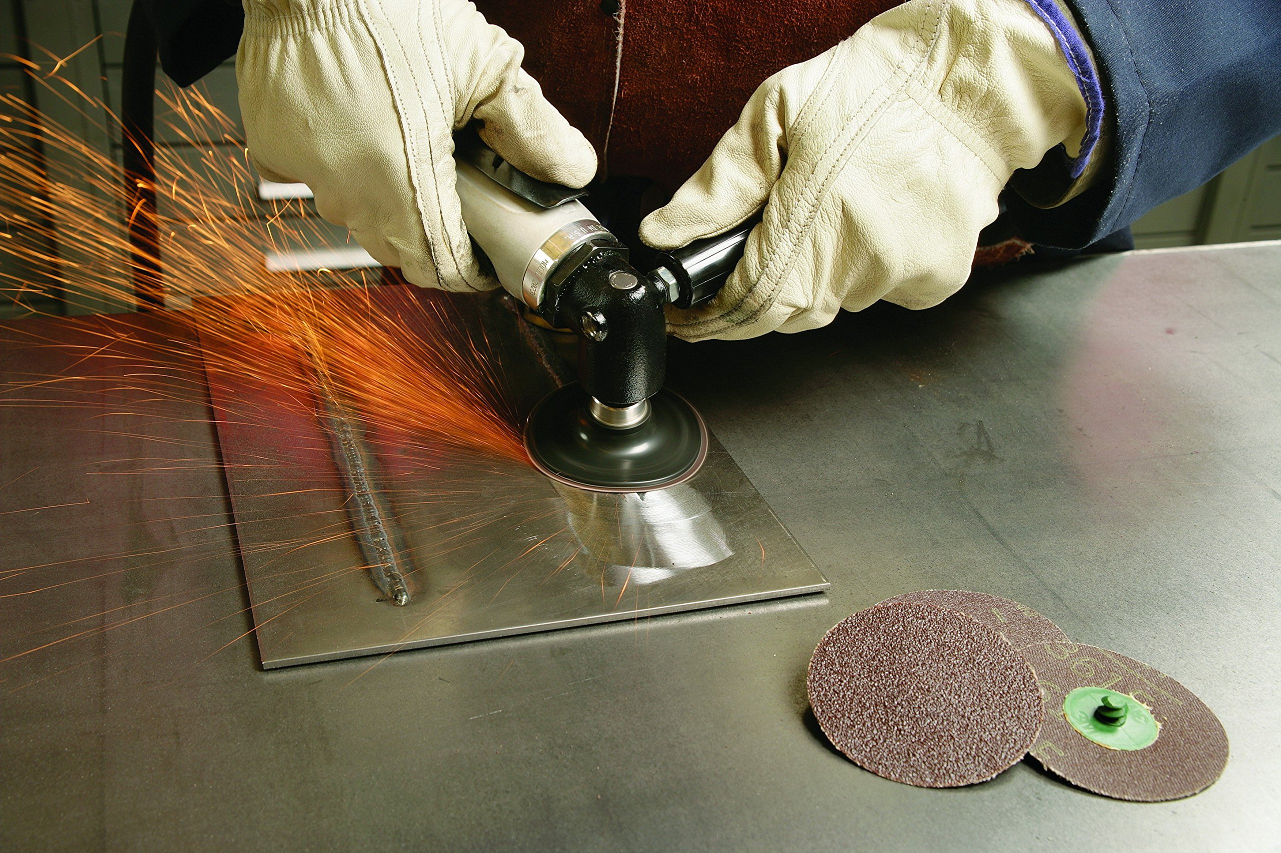 3M Roloc Disc 361F, Cloth, TR Attachment, Aluminum Oxide, 2" Diameter, 24 Grit (Pack of 50)