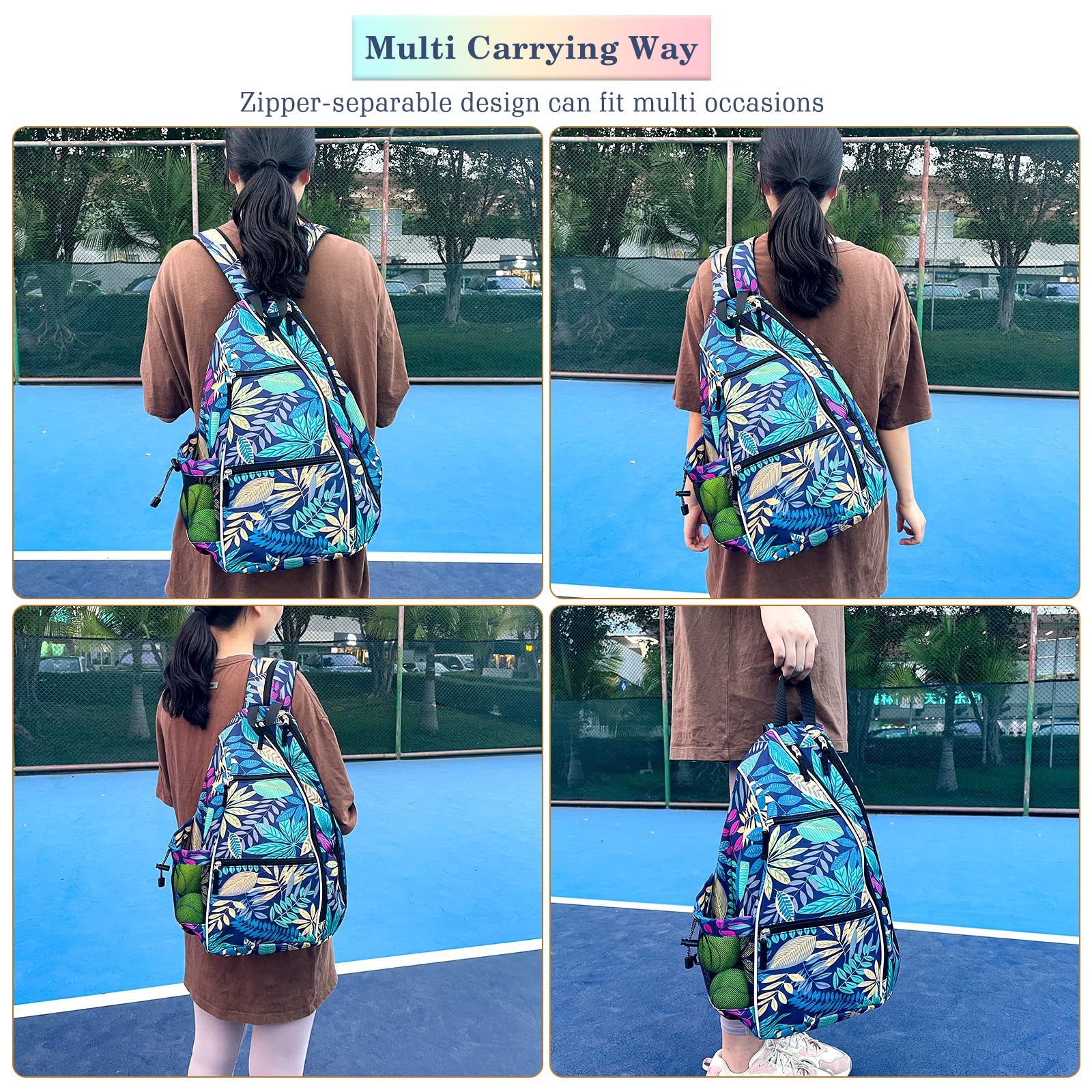 Pickleball Sling Bag Backpack For Men Women - Pickle Zambia