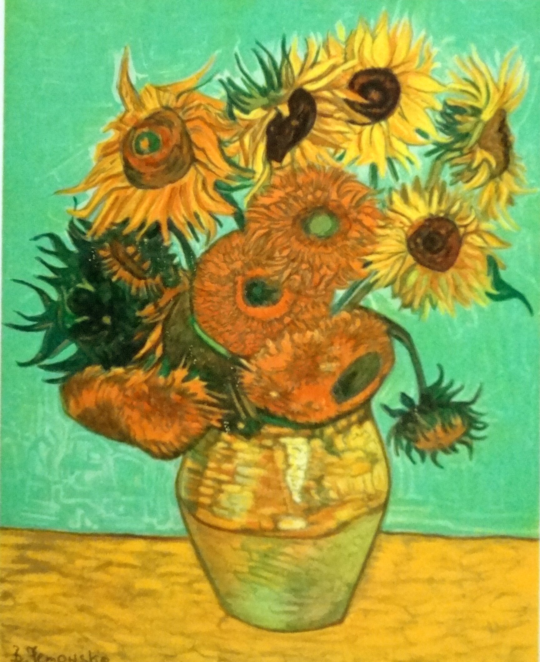 Amazon.co.jp: 絵画 ゴッホ『12輪のひまわり』 46×42cm gohho-2