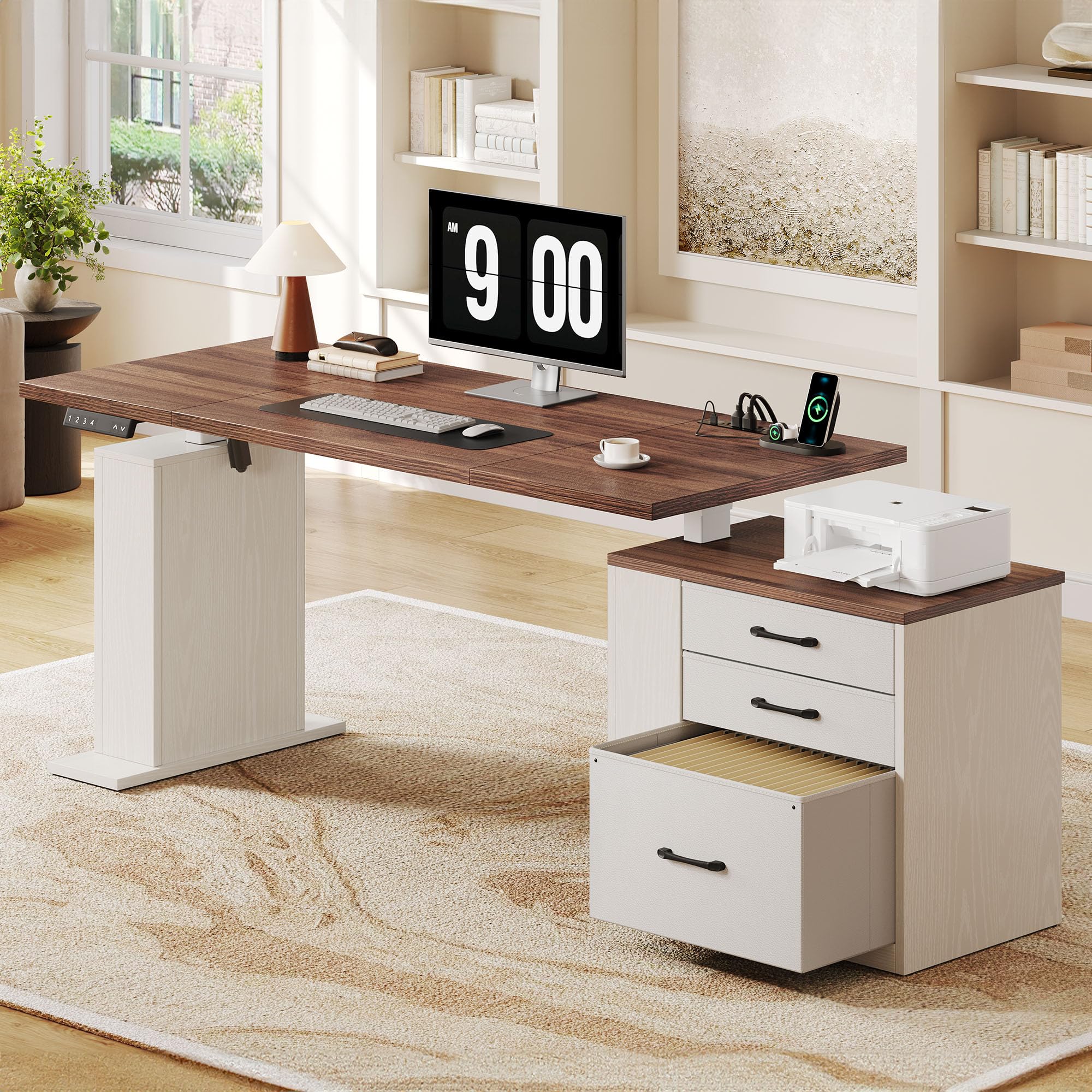 Amazon.com: Homiflex 75.5 Inches Electric Standing Desk with