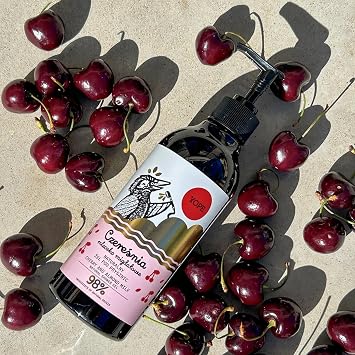 YOPE Shower Gel Wash, Moisturising & Nourishing, Almond Milk Extract, Scent Cherry & Almond Milk, 400 ml