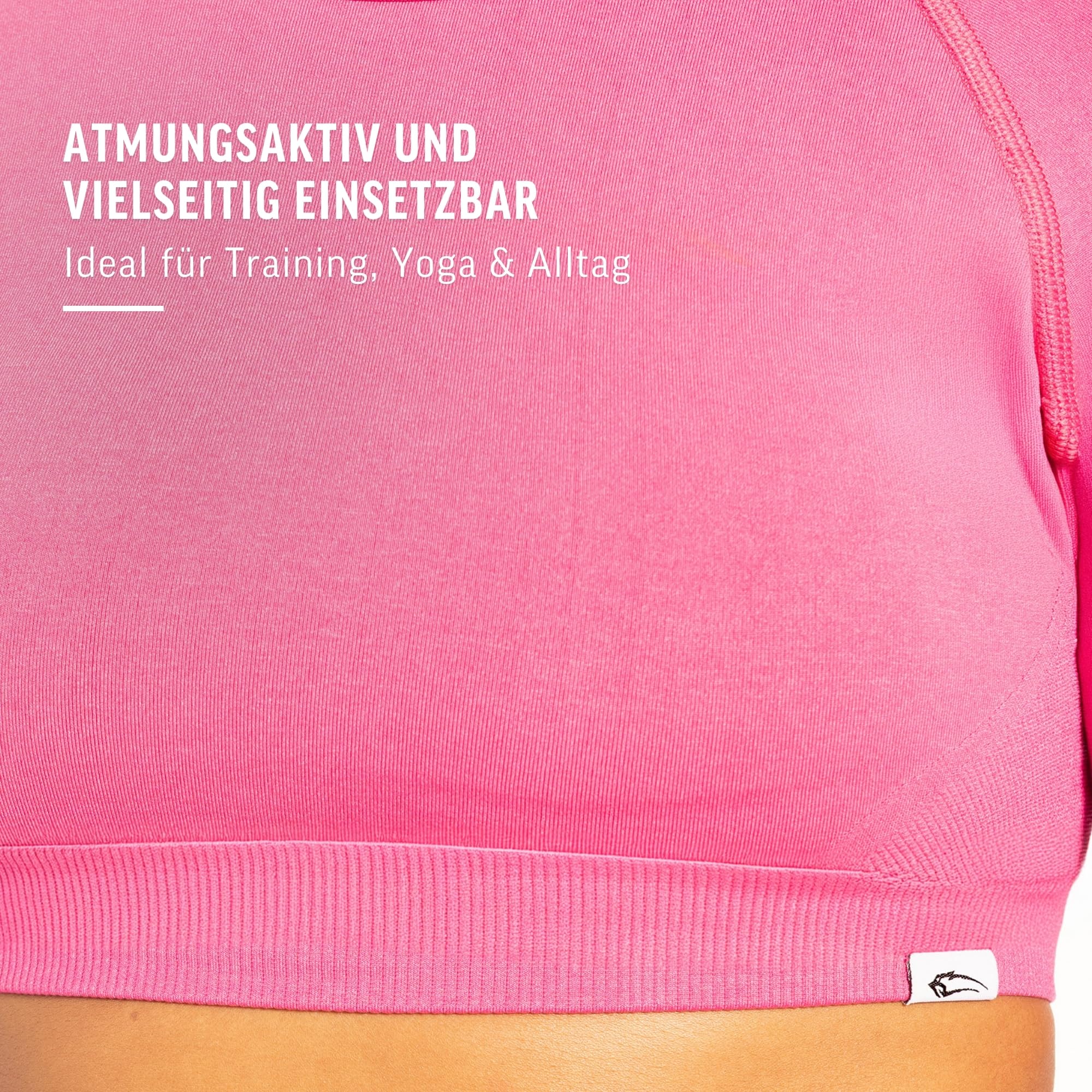 SMILODOX Longsleeve Damen Linnea, Sportshirt mit Rückenausschnitt und Snatched Bund, Funktionsshirt Extra Lange Ärmel mit Daumenloch, Figurbetontes Langarmshirt für Gym, Yoga und Freizeit