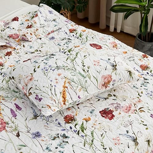 Miniatura 5 de NIUDÉCOR HOME Juego de edredón reversible de 3 piezas de microfibra suave y suave para todas las estaciones, 1 edredón y 2 fundas de almohada