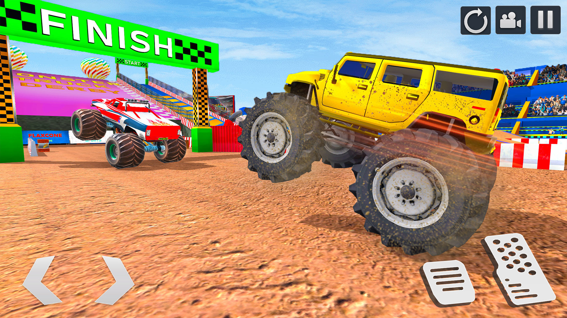 Monster Derby Truck Stunts: Jogos de corrida de demolição definitivos ...