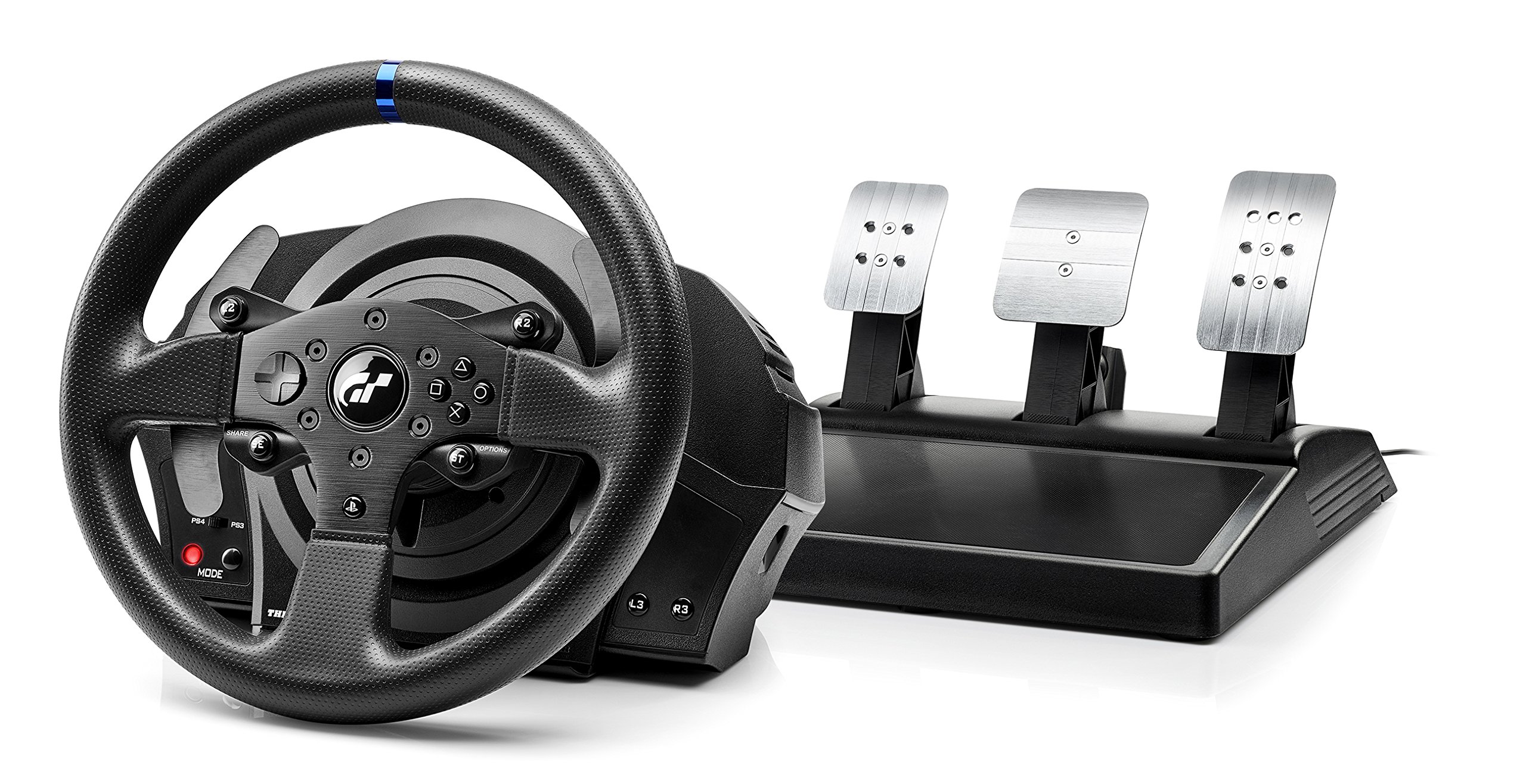 Thrustmaster T300 RS GT ps5 グランツーリスモ7 Thrustmaster T300RS GT, volante de corrida e 3 pedais, PS5, PS4