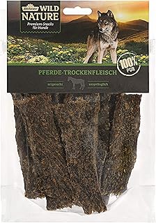 Dehner Wild Nature Hundesnack, Premium Leckerli glutenfrei / getreidefrei, Kausnack für Hunde, Pferdefleisch, 100 g product image
