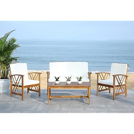 Safavieh 4-Piece Outdoor Collection Fontana Patio Set