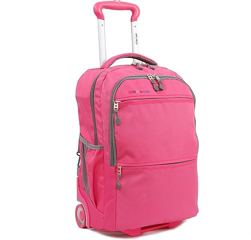 J World New York Walkway Rolling Mochila