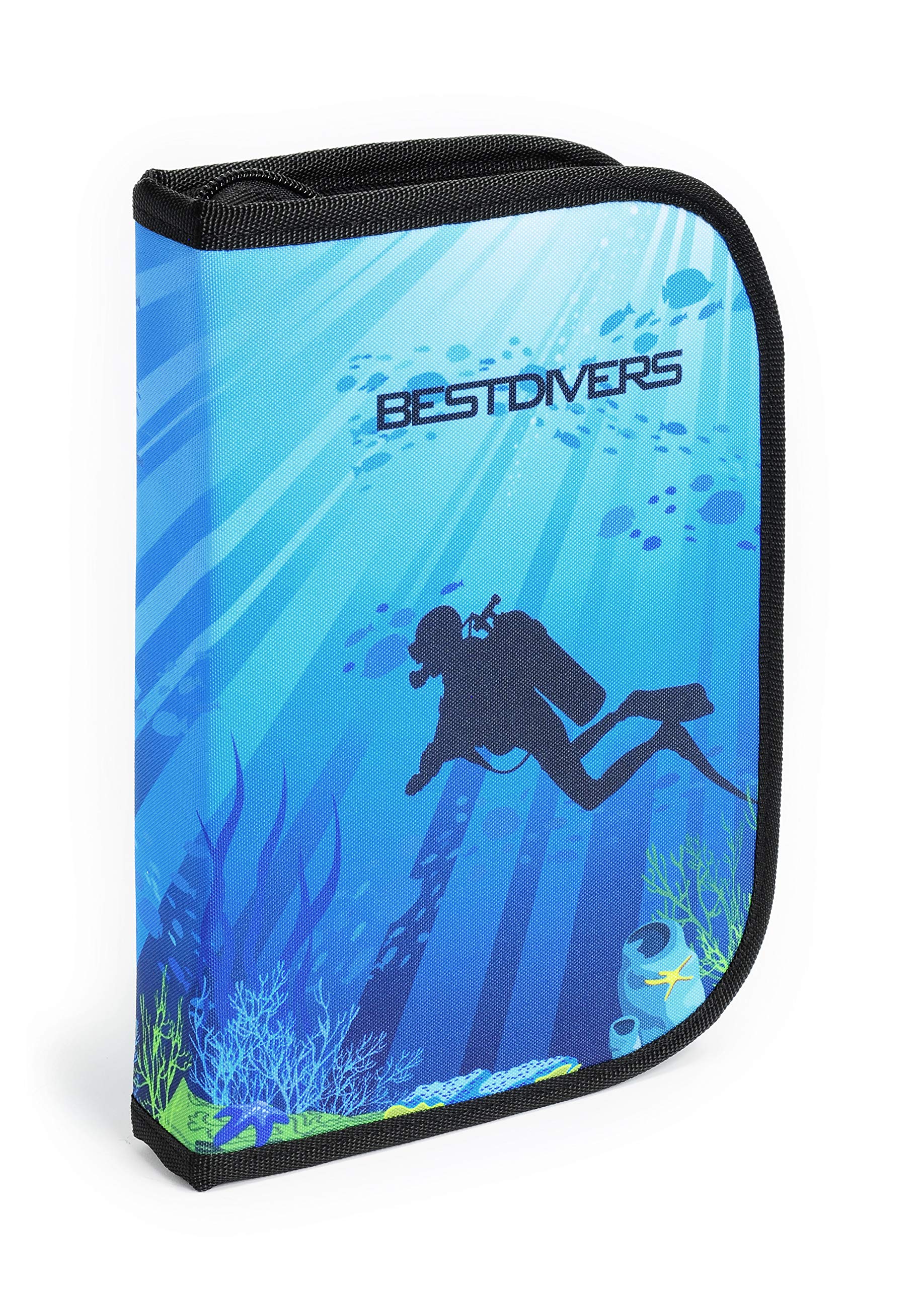 Best Divers Ai0446/Art4, Suporto Log Anelli Modello Subacqueo Unisex Adulto, Nero, Taglia unica