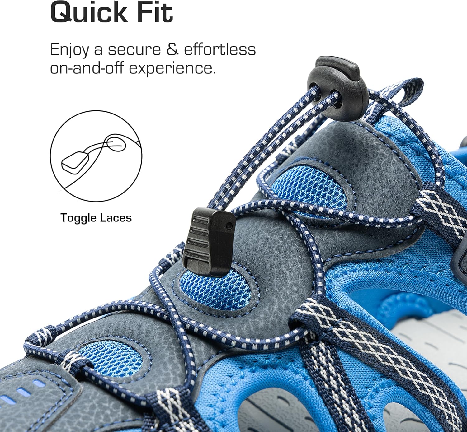 DREAM PAIRS Men's Sandals Hiking Water Sport Athletic Beach Outdoor Comfortable Casual Closed Toe Summer Sandal Shoes - Image 4