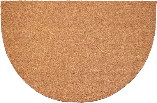 Calloway Mills 153552436HC Half Circle Natural Coir Doormat