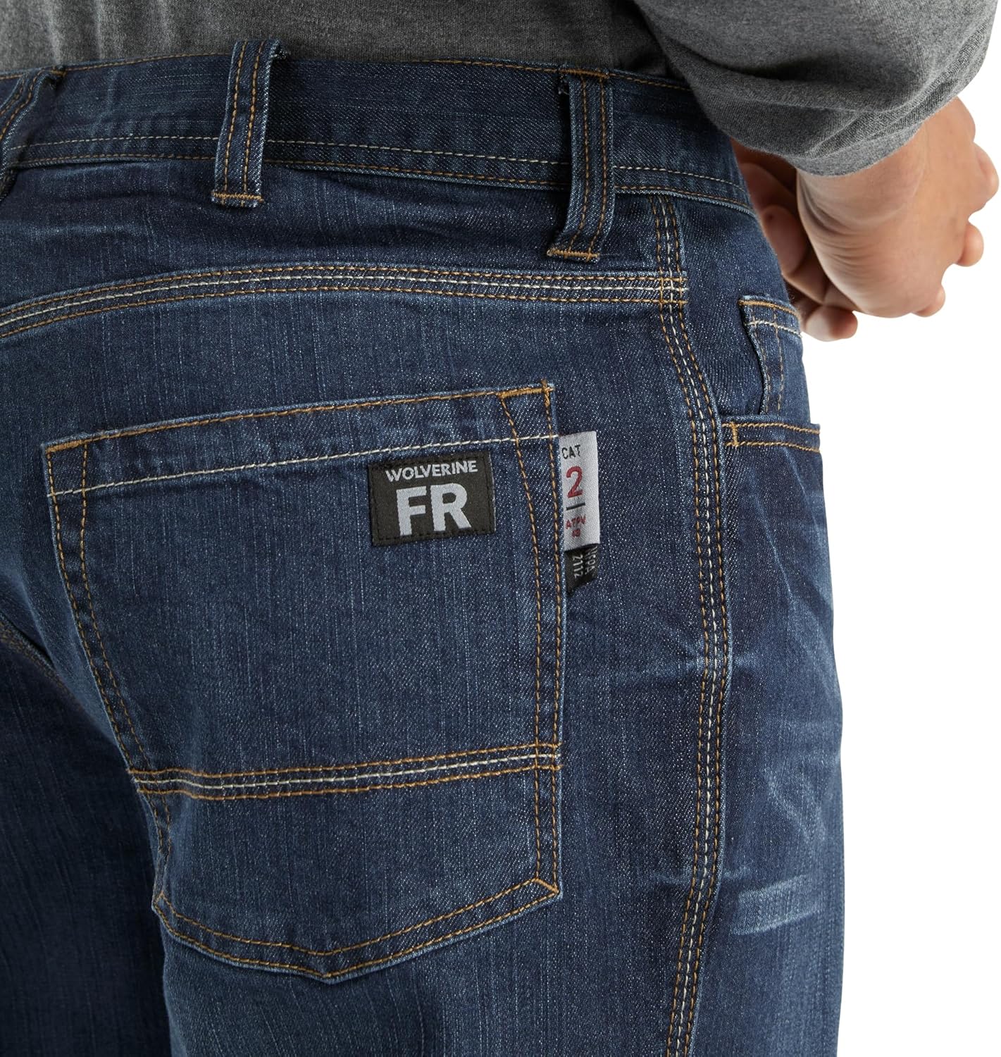 Wolverine Men's Fr (Flame Resistant) Stretch Denim - Image 4