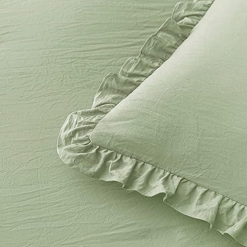 Miniatura 10 de Juego de edredón tamaño King  Juego de edredón negro fruncido, juego de ropa de cama King, ropa de cama bohemia y elegante para dormitorio, edredón