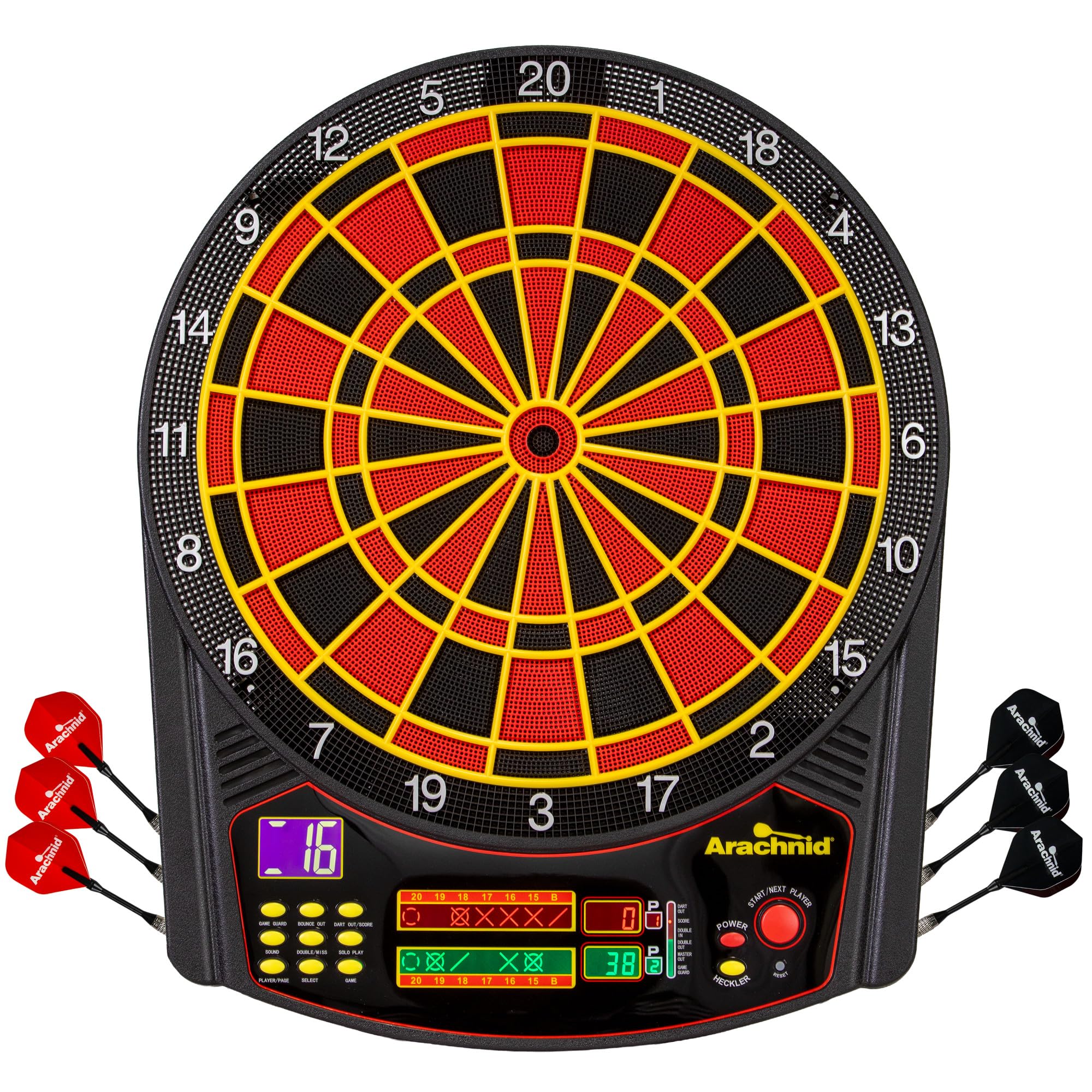 Amazon.co.jp: Arachnid cricketpro 450電子ダーツボードとダーツ