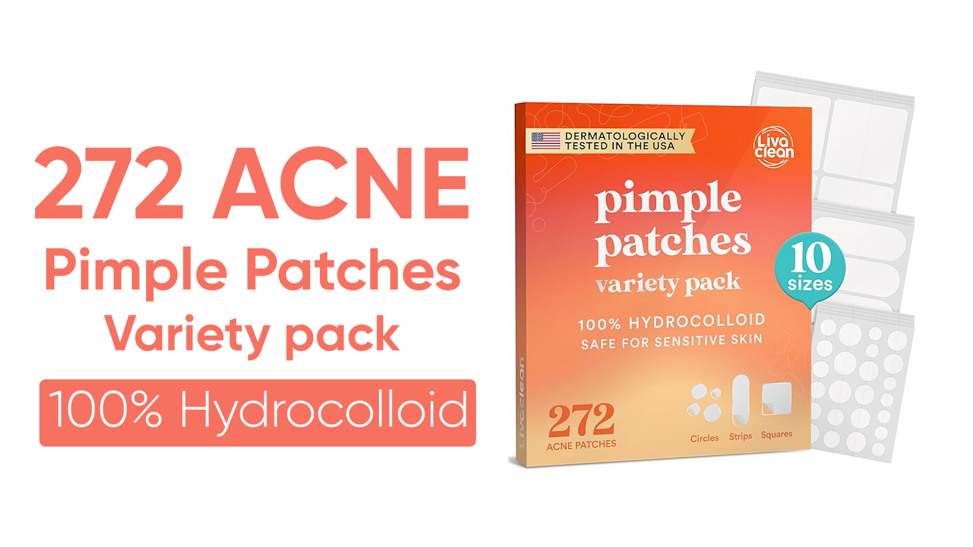 Amazon.com: 272CT Pimple Patches For Face - Variety Pack