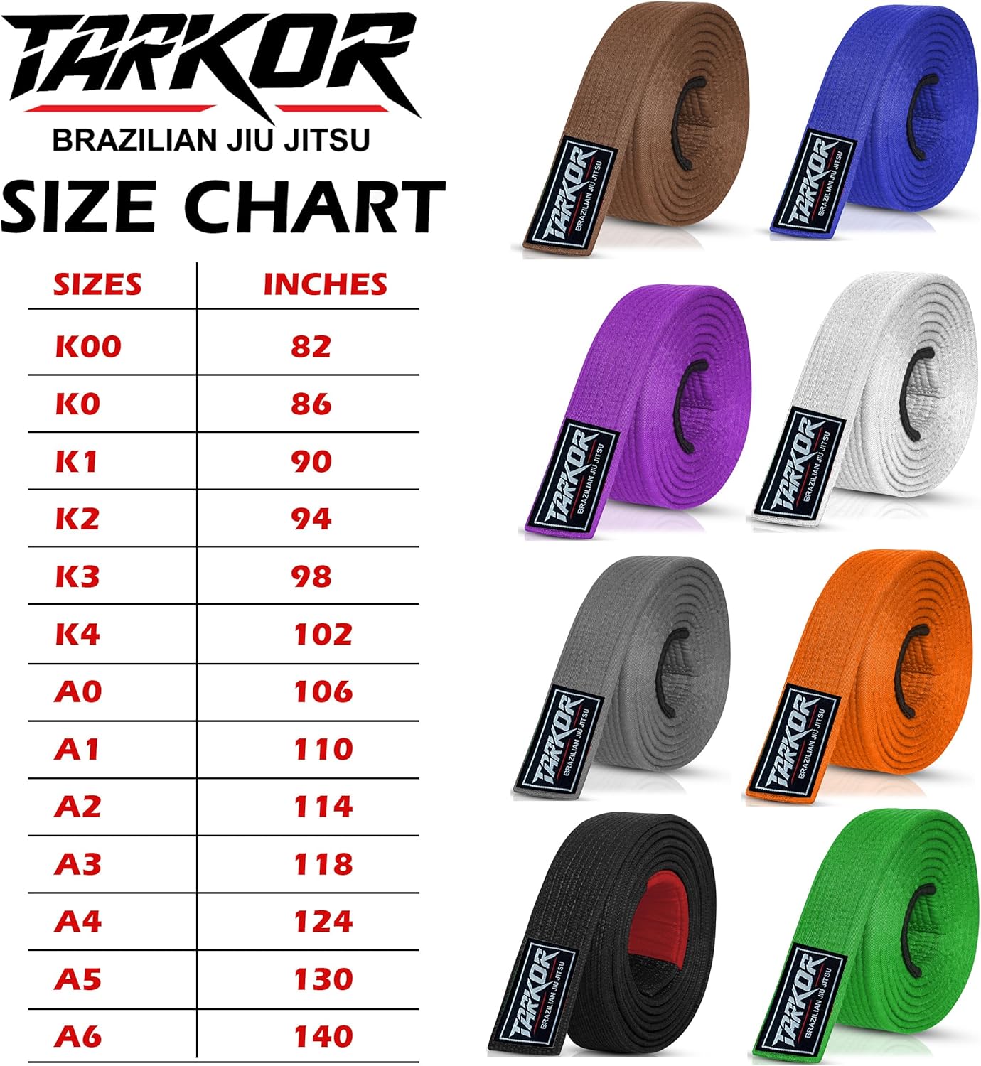 BJJ Belt for Men & Women Brazilian Jiu Jitsu Belt with Ranking Stripes Sleeve Bar Kids Jiu Jitsu Gi Belt - Image 6