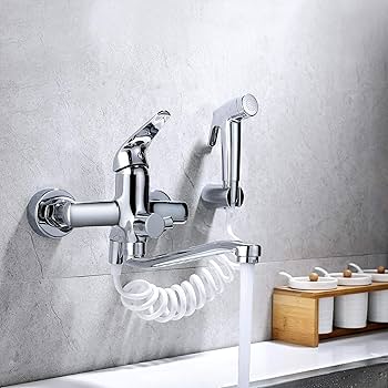 Hefo キッチン水栓 洗面水栓 シングルレバー混合水栓 スプレー付き 混合水栓 Amazon | Hefo キッチン水栓 シングルレバー混合水栓 スプレー