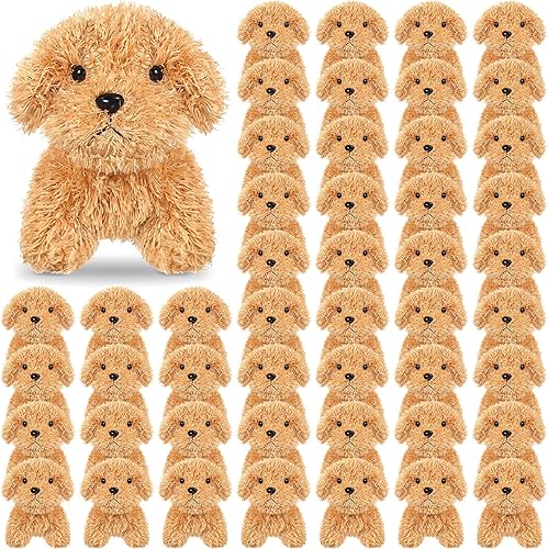 Miniatura 7 de Liliful Cachorro de animales de peluche surtidos a granel, mini muñeca para perro, 50 unidades, suave y esponjoso, animal de felpa para niños,