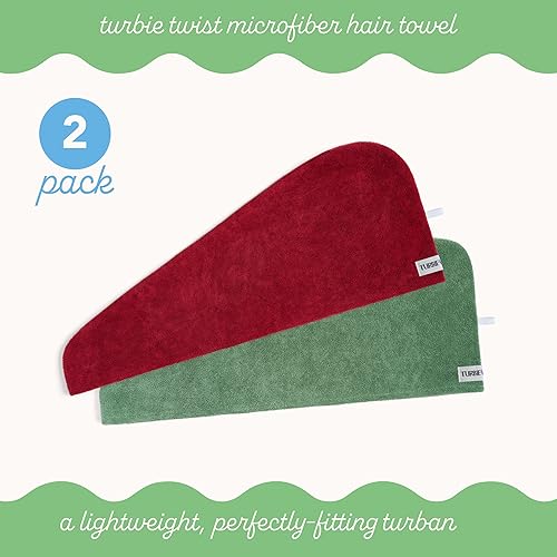 Vista 72 de Turbie Twist - Toalla de microfibra superabsorbente para el pelo (2 unidades)