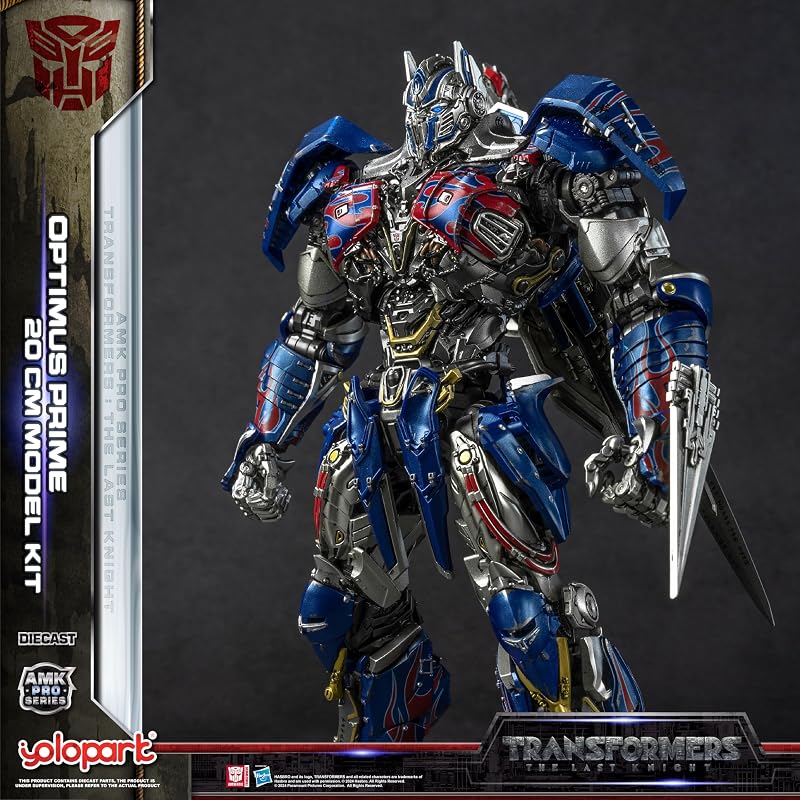 YOLOPARK Transformers The Last Knight Optimus Prime mozgatható akciófigura 20cm