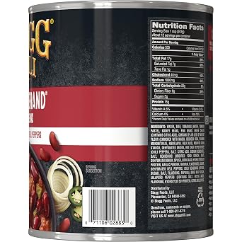 Stagg Country Chili with Beans, 108 Ounce