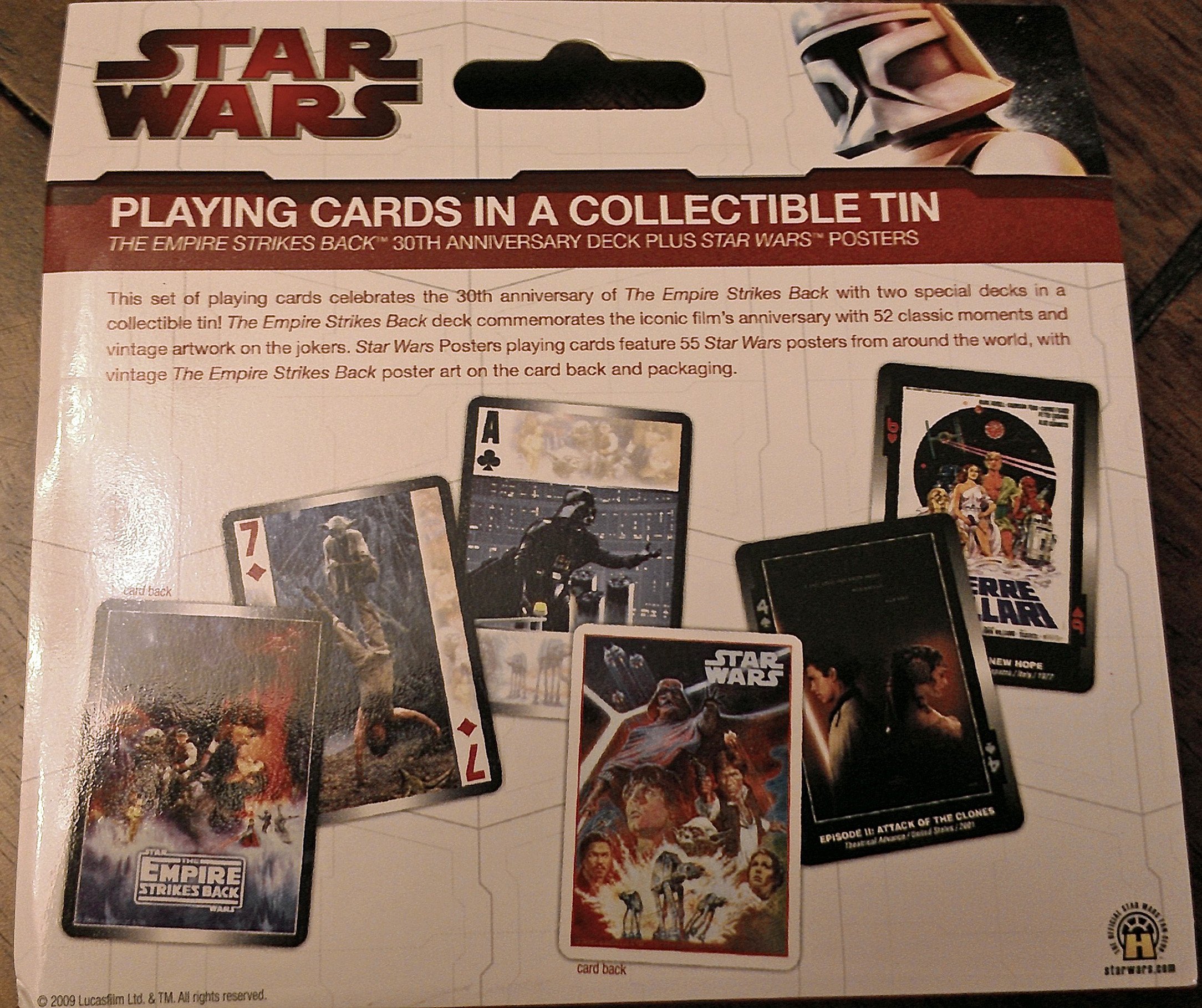 Star Wars Empire Strikes Back 30th Anniversary Playing Cards