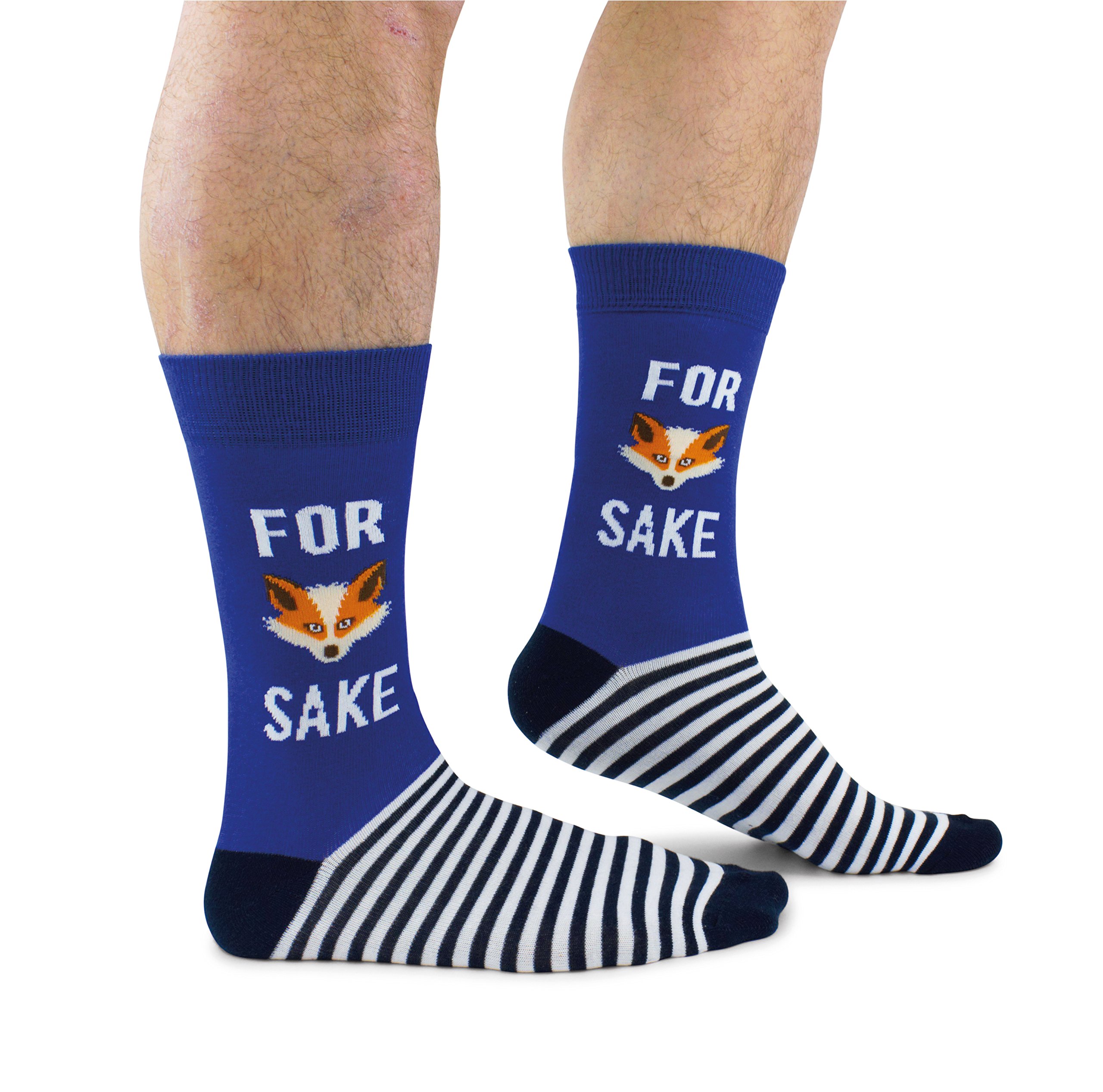 1 Pair of Men's Novelty Crew Socks, Size: UK 6-11 (EUR 39-46), Fun and Quirky Gift for Men