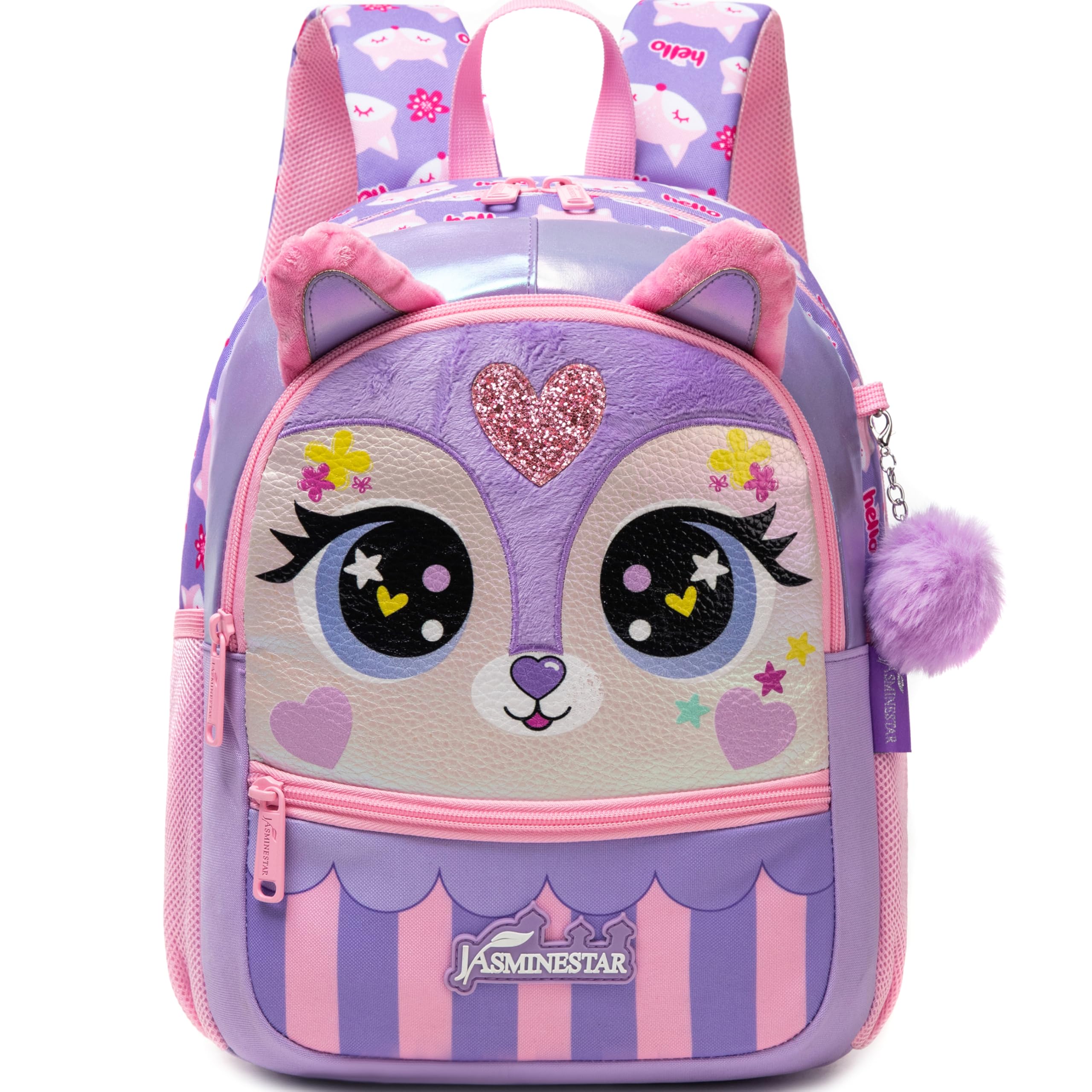 MYHSBYO Toddler Backpacks for Girls 3-4 Kids Preschool Backpacks for Girls Kindergarten Backpack Mini Small Backpack Little Girl Back to School