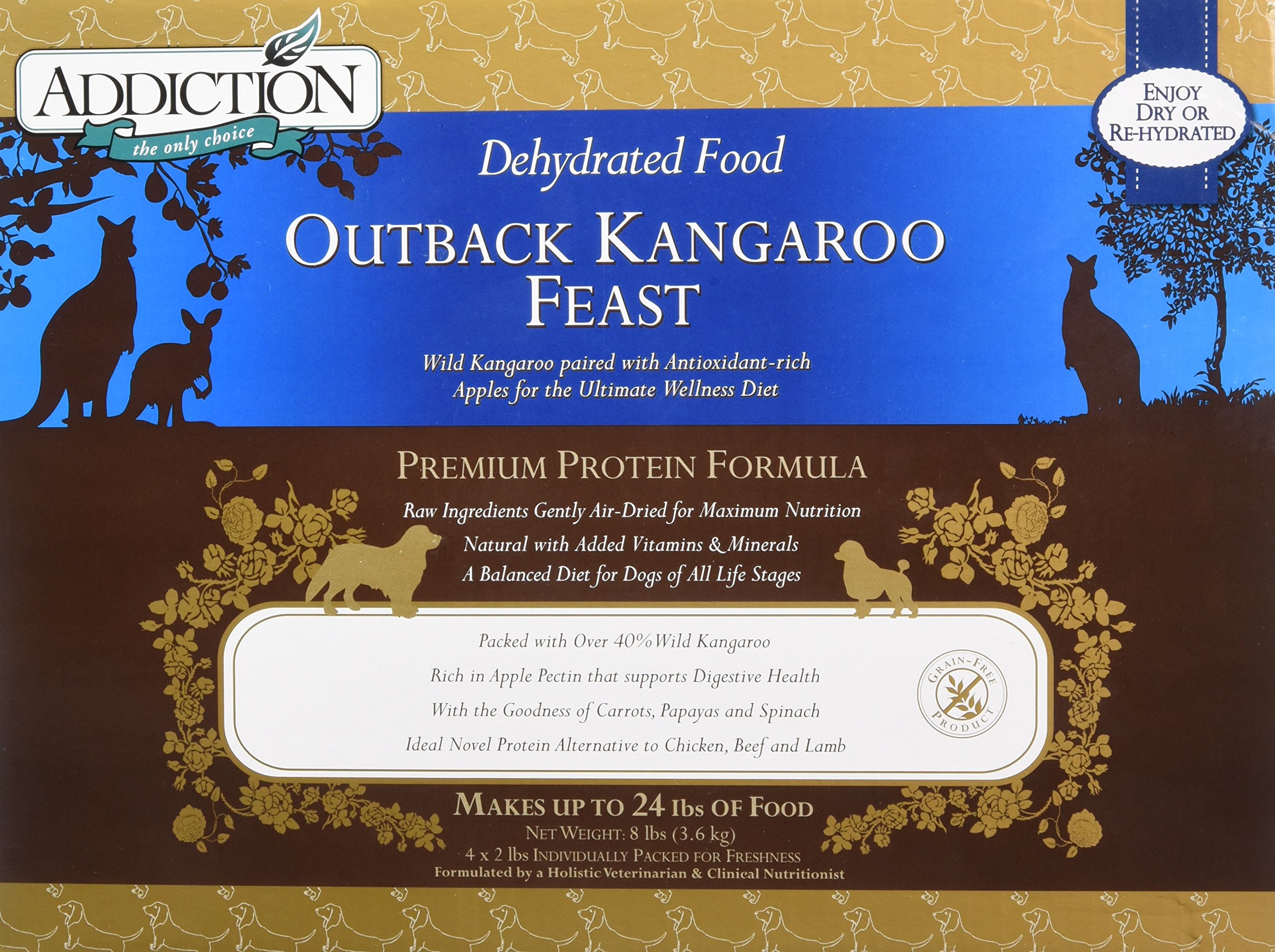 addiction raw dehydrated dog food