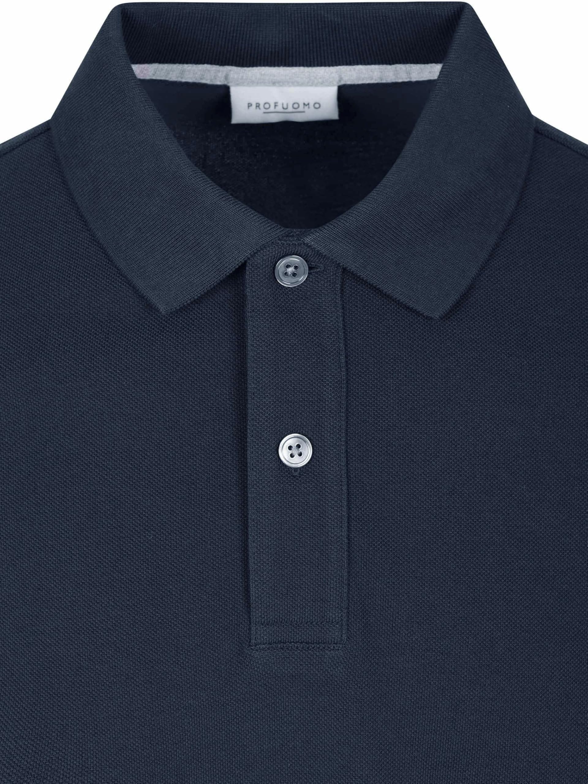 Profuomo Polo piqué, Blu, blu scuro, M