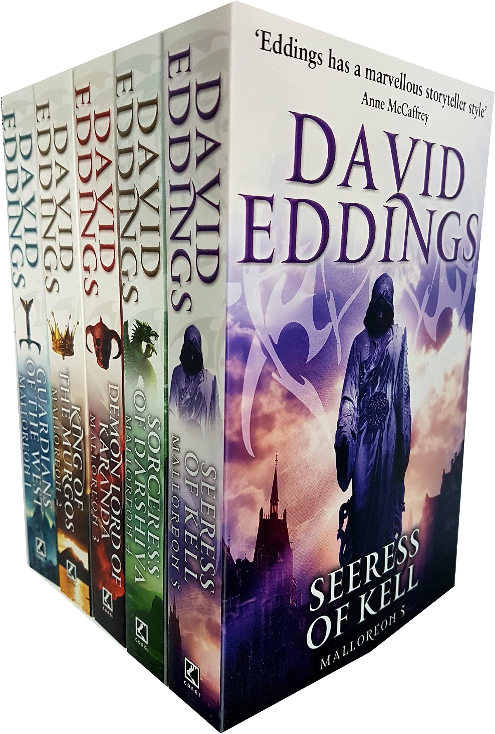 David eddings the malloreon series 5 books collection set Paperback