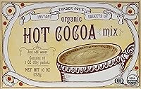 Vista 1 de Trader Joe's mezcla de cocoa caliente orgánica, paquetes instantáneos de 10 onzas (2 cajas)