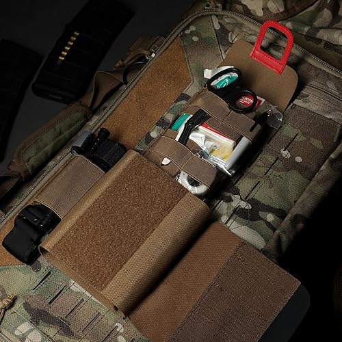 Miniatura 7 de EVERLIT Manga de trauma de ayuda rápida (ratas) Kit EDC Trauma Kit CAT GEN-7 Torniquete QuikClot Gasa de Combate, táctica militar IFAK para control