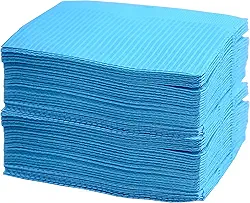 125 peças de toalhas de papel de tatuagem de arte de unhas descartáveis, 3 camadas à prova d'água, babadores de tatuagem, tapetes de mesa, capas de bandeja, guardanapos de unhas para artigos