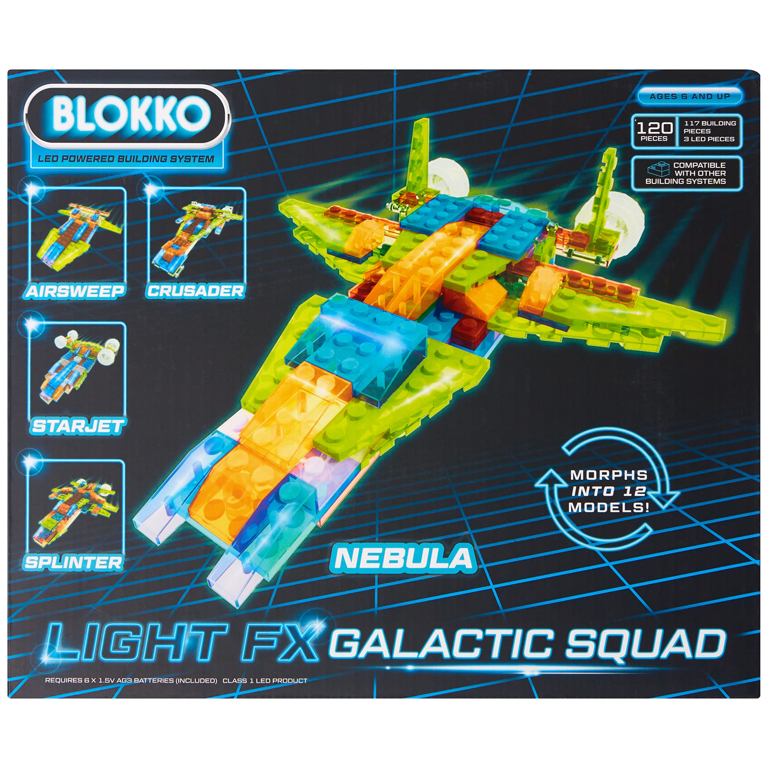 150481/DOM Light FX 12 in 1 Galactic Squad, Standard, Multiple