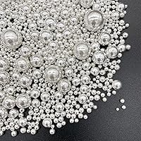 Vista 10 de Weraru Espolvoreados de azúcar de perlas rosas comestibles, mezcla de dulces para hornear, decoración de pasteles comestibles, toppers de cupcakes