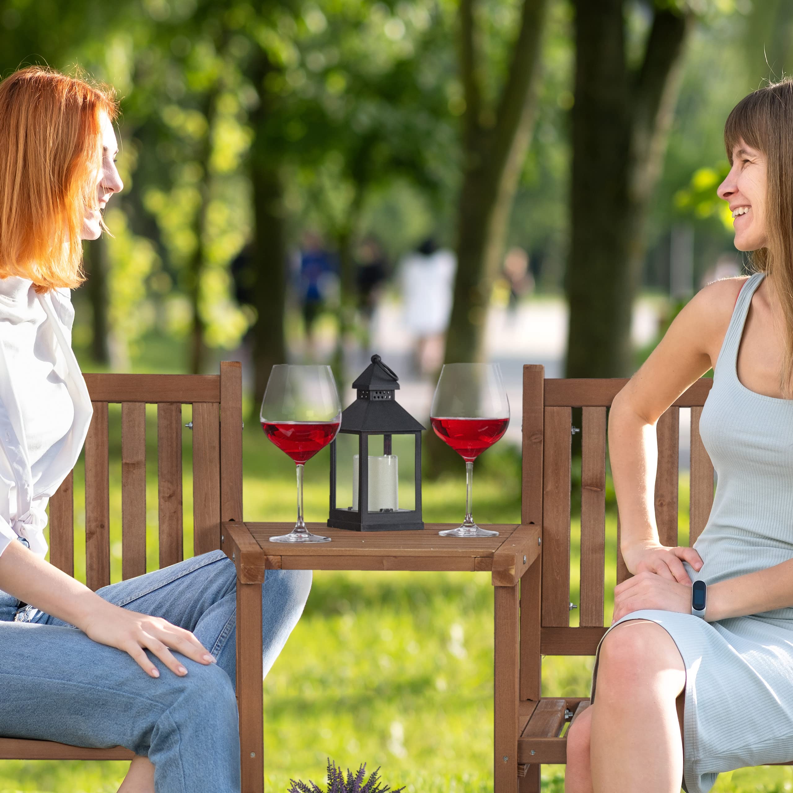 Panca Da Giardino Con Volatili Decorativi - Ghisa, 127x57x87cm, Nera, Per Esterni - Foto 8