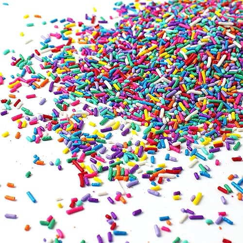 Miniatura 5 de Sprinkle Pop Ultimate Unicorn Rainbow Jimmies - Mezcla de espolvorear  Gránulos amarillos, rojos, blancos, azules, morados, para decorar pasteles de