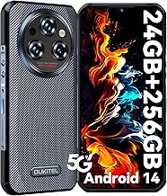 OUKITEL WP35 5G Rugged Smartphone 2025 - Android 14 11000mAh 24GB+256GB Telefono Indistruttibile - 6.58" FHD+ 2.4K Schermo MTK Dimensity 6100+ IP68 64MP+32MP+8MP Camera/Impronta Digitale Nero