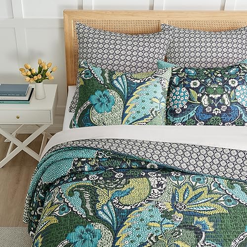 Miniatura 8 de Levtex Home - Juego de funda de edredón Jules - Funda de edredón King (106 x 94 pulgadas) + dos fundas de almohada King (36 x 20 pulgadas). -