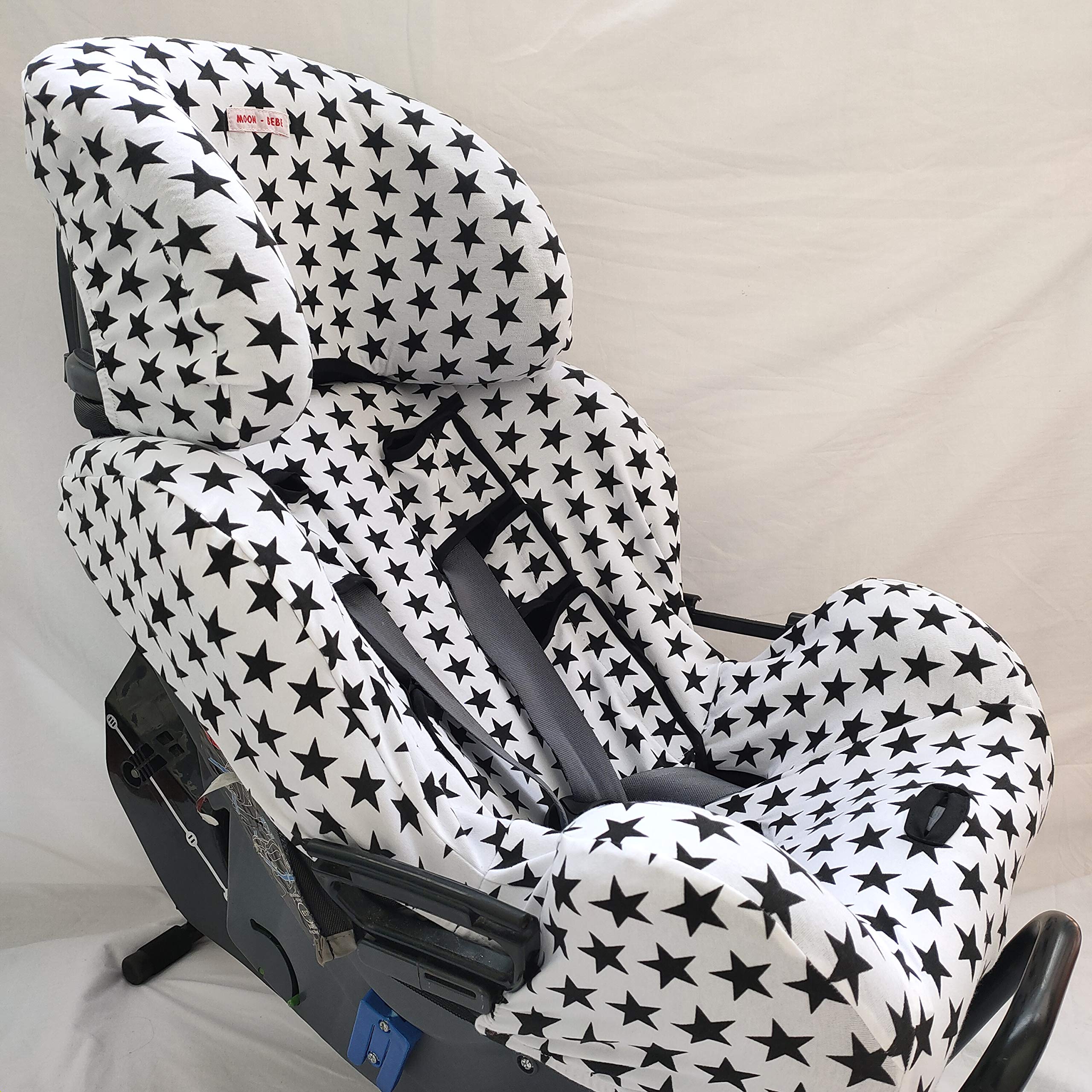 moon-bebe Funda para Silla de coche Klippan Kiss 2 Y KLIPPAN PLUS (BLANCO)