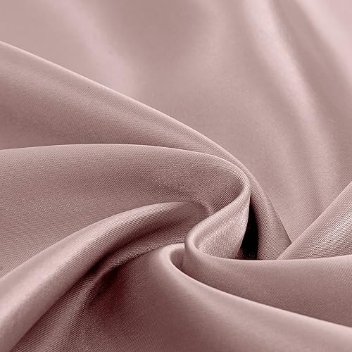 Miniatura 8 de Homiest Juego de sábanas de satén de lujo de 3 piezas con bolsillo profundo, 1 sábana bajera + 1 sábana encimera + 1 funda de almohada (tamaño