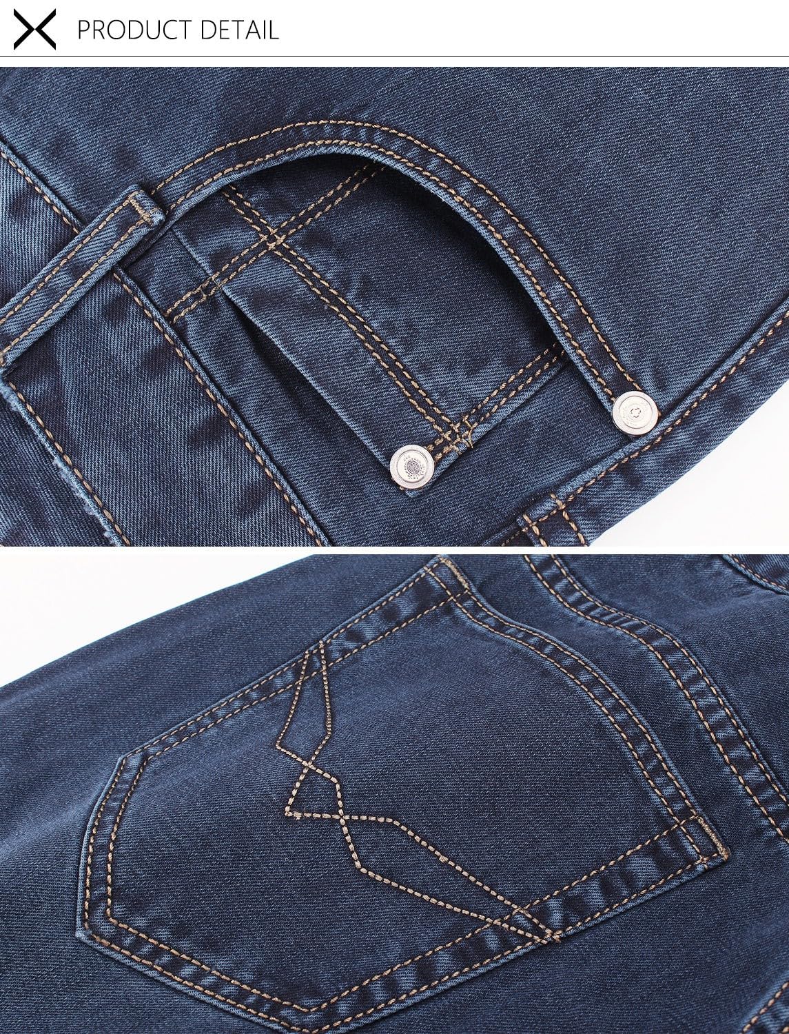 XIXVON Serie 2, Jeans Dritti Regolari