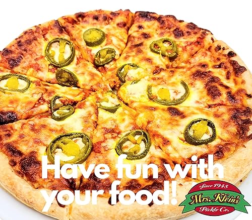 Miniatura 4 de Mrs Kleins - Tarro rebanado de jalapeños (paquete de 2 de 32 onzas) jalapeños en escabeche caliente, picante, picante y crujiente, para tacos,
