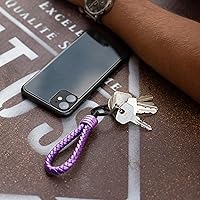 Vista 5 de SERASAR Leather Keychain [Strong] - with Additional Stainless Steel Key Ring for Small Keys - with Gift Box
