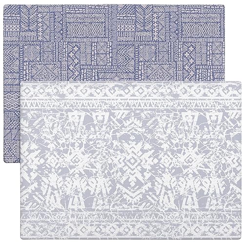 Miniatura 8 de Cushmat Elegantes tapetes de espuma reversibles  Tapete de juego suave para bebé para jugar, tiempo boca abajo, gatear  Alfombra de juego para niños