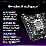ASUS ROG Strix B850-I Gaming WiFi AMD Mini-ITX Motherboard, 10+2+1 Power Stages, DDR5 Slots, Two M.2 Slots, PCIe® 5.0, WiFi 7, USB 20Gbps Type-C®, and Aura Sync RGB - 2